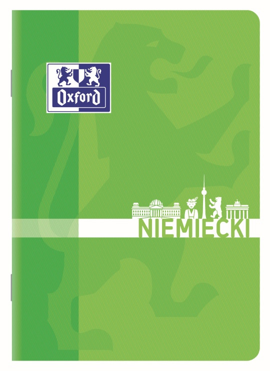 Zeszyt przedmiotowy do Języka Niemieckiego A5/60 kratka Oxford 90g